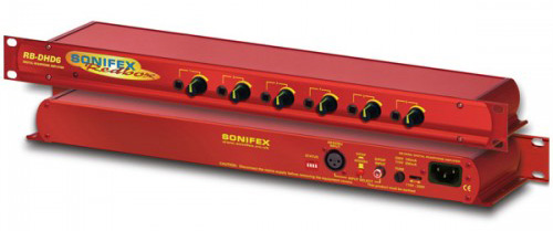 Sonifex RB-DHD6 6路數(shù)字耳機分配放大器(1U)