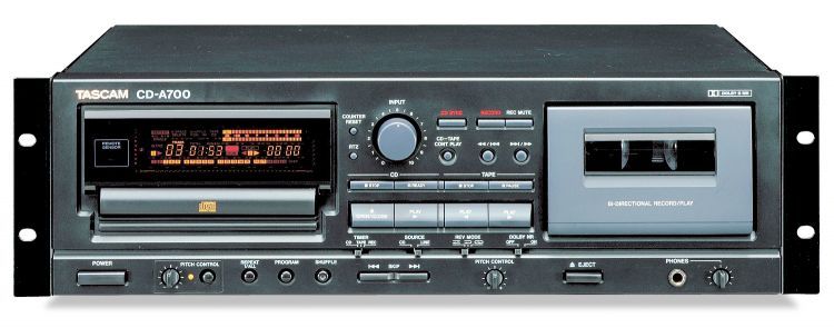 TASCAM CD-A700激光唱機自動反帶卡座一體機