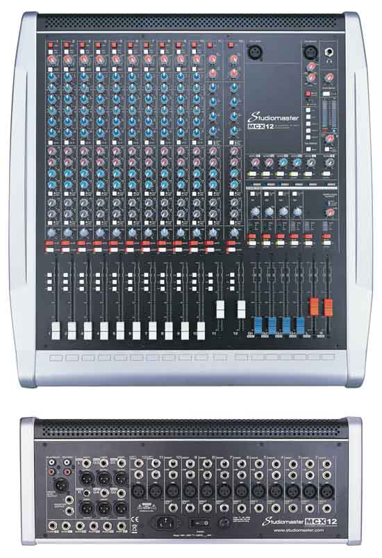 Studiomaster MCX 12 12通道調(diào)音臺(tái)