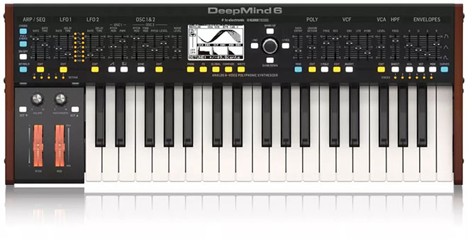 Behringer - Deepmind 6 合成器 模擬合成/效果器