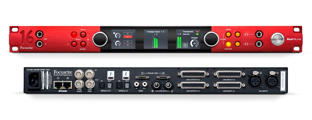 Focusrite RedNet X2P擴(kuò)展Dante接口