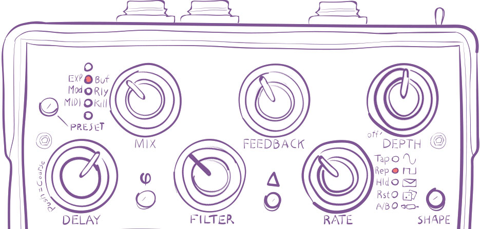 Eventide 發(fā)布 Rose 模數(shù)延遲效果器