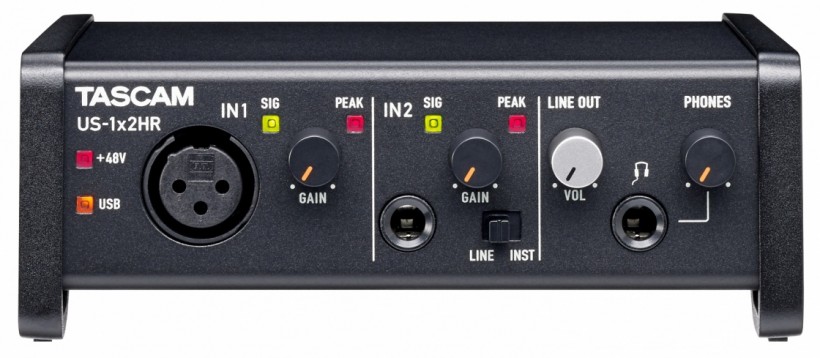 Tascam 發(fā)布新 US-HR 系列三款 USB-C 音頻接口：US-1x2HR、US-2x2HR、US-4x4HR