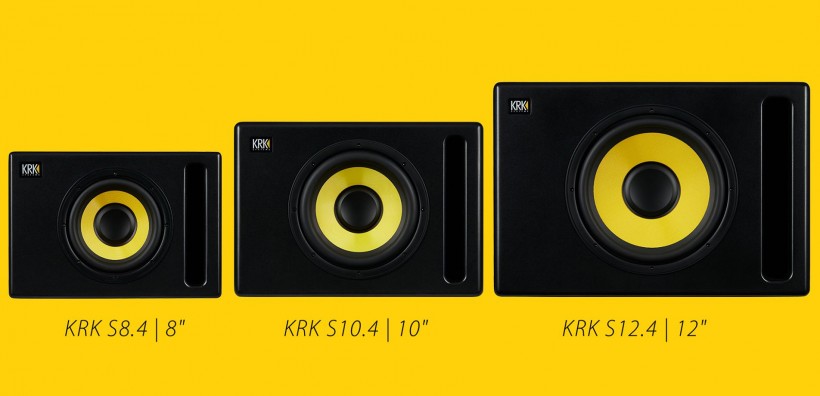 KRK 發(fā)布新一代低音音箱系列 S8.4、S10.4 和 S12.4