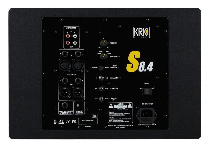 KRK 發(fā)布新一代低音音箱系列 S8.4、S10.4 和 S12.4